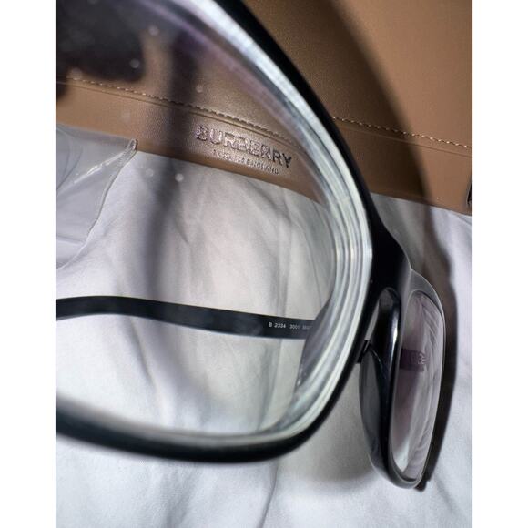 Burberry Edison 53/20/145 Men's Square Eyeglasses With Matching Case & Box - Picture 13 of 16